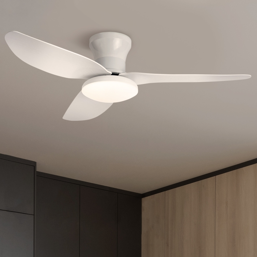 Brilagi - LED Dimbar takfläkt LED/30W/230V 3000-6500K vit + fjärrkontroll