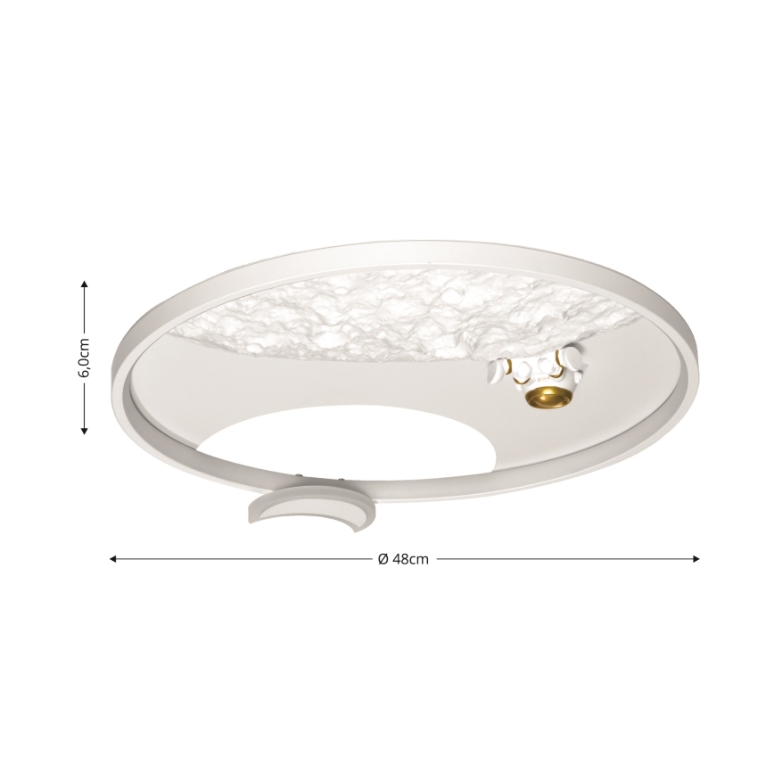 Brilagi - LED Dimbar taklampa ASTRO LED/20W/230V 3000/4000/6000K + fjärrkontroll