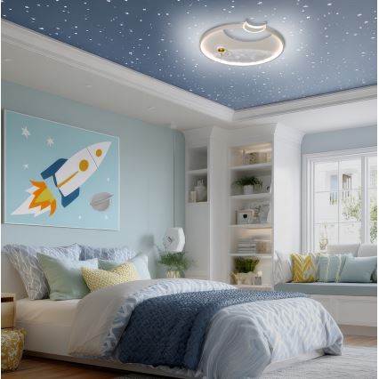 Brilagi - LED dimbar taklampa ASTRO LED/20W/230V 3000-6000K + fjärrkontroll
