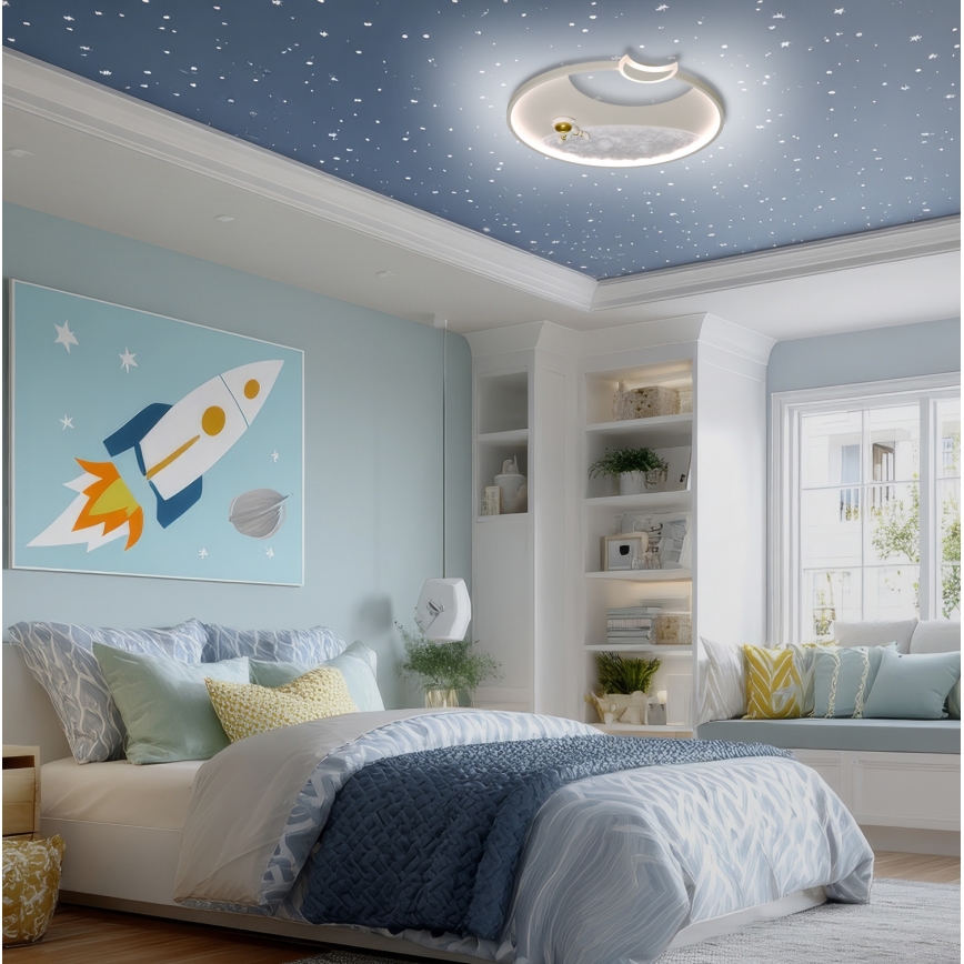 Brilagi - LED dimbar taklampa ASTRO LED/20W/230V 3000-6000K + fjärrkontroll
