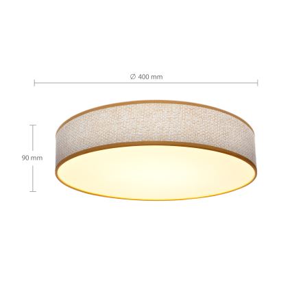 Brilagi - LED Dimbar taklampa CARMEN LED/48W/230V 3000-6500K diameter 40 cm + fjärrkontroll