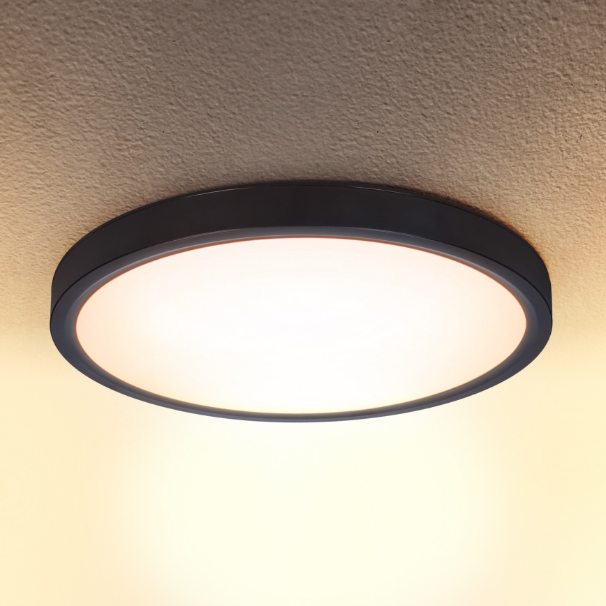 Brilagi - LED Dimbar taklampa ESTELA LED/36W/230V 3000-6500K ø 30 cm svart + fjärrkontroll