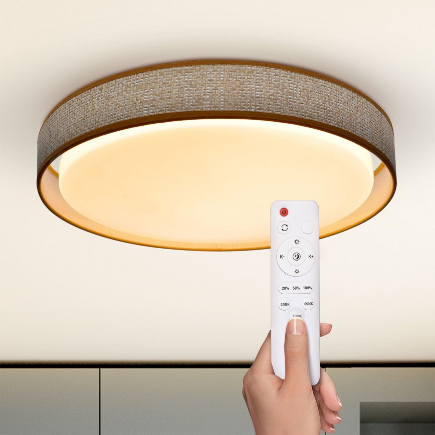 Brilagi - LED Dimbar taklampa KIANIA LED/48W/230V 3000-6500K diameter 43 cm + fjärrkontroll