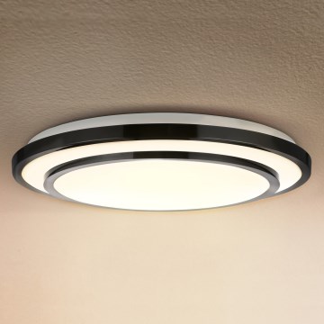Brilagi - LED Dimbar taklampa LUCIANO LED/48W/230V 3000-6500K ø 39 cm svart + fjärrkontroll