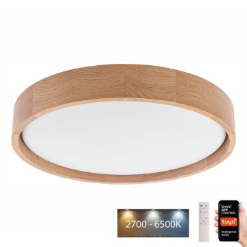 Brilagi - LED Dimbar taklampa MANAROLA SMART LED/24W/230V 2700-6500K ek diameter 41 cm Wi-Fi + fjärrkontroll Tuya