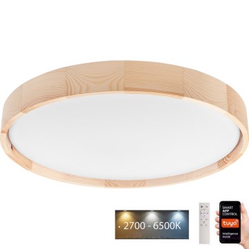 Brilagi - LED Dimbar taklampa MANAROLA SMART LED/36W/230V 2700-6500K diameter 51 cm Wi-Fi + +Fjärrkontrol Tuya