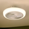 Brilagi - LED Dimbar taklampa med fläkt LED/30W/230V 3000-6500K vit + fjärrkontroll