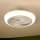 Brilagi - LED Dimbar taklampa med fläkt LED/30W/230V 3000-6500K vit + fjärrkontroll