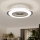 Brilagi - LED dimbar taklampa med fläkt RONDA LED/48W/230V 3000-6000K silver + fjärrkontroll