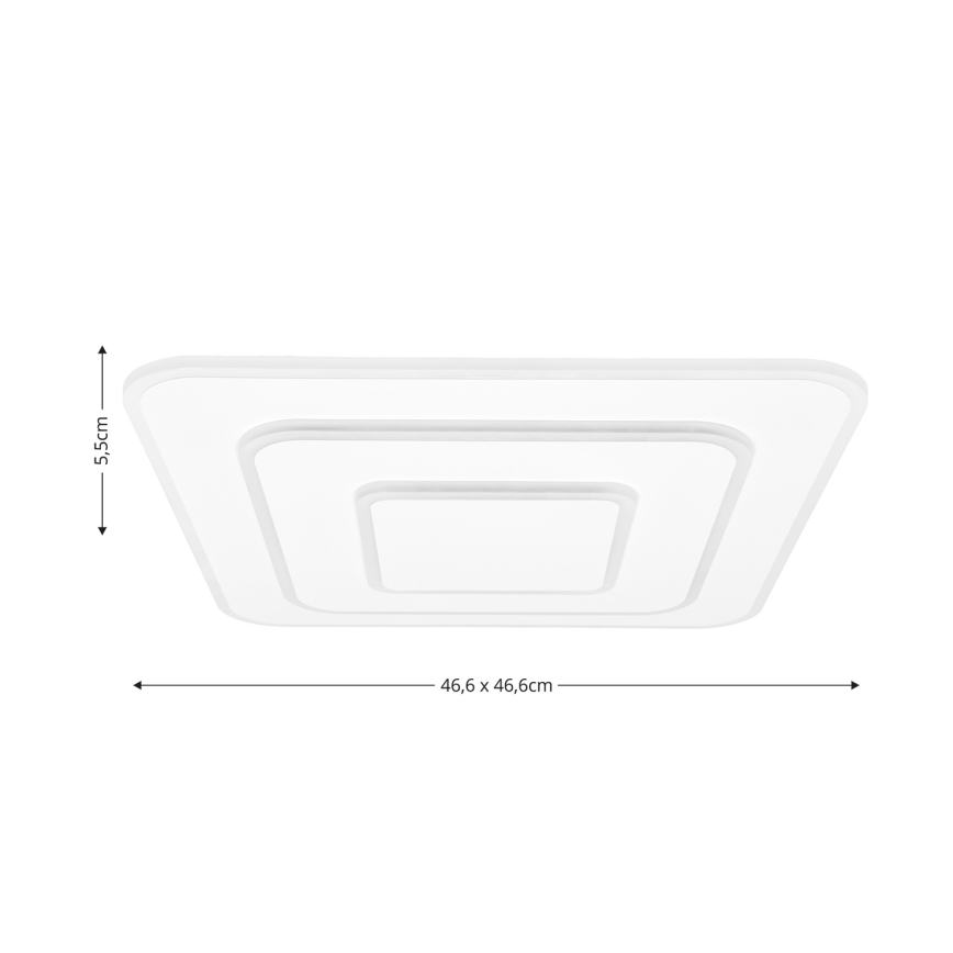 Brilagi - LED dimbar taklampa MODERN LED/72W/230V 2700-6500K 46,6x46,6 cm + fjärrkontroll