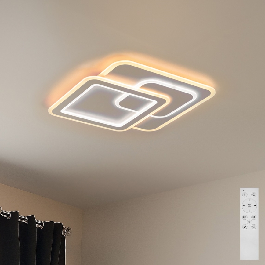 Brilagi - LED Dimbar taklampa MODERN LED/80W/230V 2700-6500K 52,5x52,5 cm + fjärrkontroll