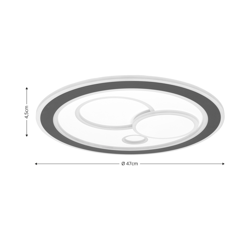 Brilagi - LED Dimbar taklampa MODERN LED/89W/230V 2700-6500K diameter 47 cm + fjärrkontroll