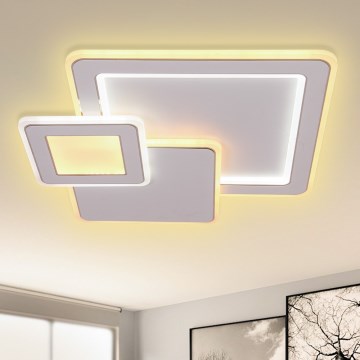 Brilagi - LED Dimbar taklampa MODERN LED/93W/230V 2700-6500K 48,5x48,5 cm + fjärrkontroll