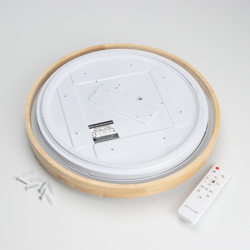 Brilagi - LED Dimbar taklampa PINE LED/24W/230V 3000-6500K + fjärrkontroll