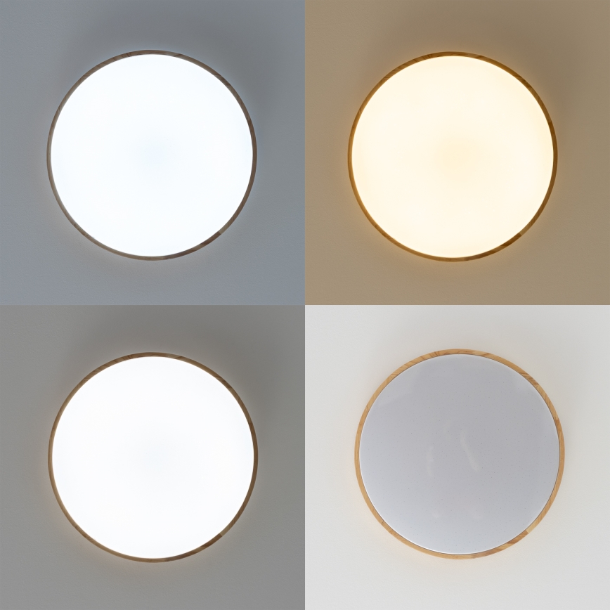 Brilagi - LED Dimbar taklampa PINE LED/60W/230V 3000-6500K + fjärrkontroll