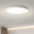 Brilagi - LED dimbar taklampa POOL SMART LED/100W/230V 3000-6000K 80 cm Wi-Fi Tuya vit med fjärrkontroll
