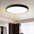 Brilagi - LED Dimbar taklampa POOL SMART LED/100W/230V 3000-6000K Ø 80 cm Wi-Fi Tuya svart + fjärrkontroll