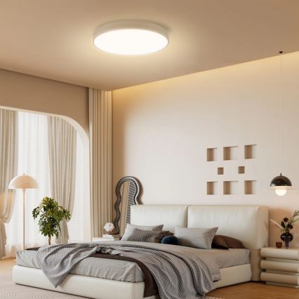 Brilagi - LED Dimbar taklampa POOL SMART LED/60W/230V 3000-6000K 50 cm Wi-Fi Tuya beige + fjärrkontroll