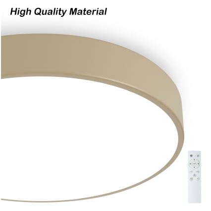 Brilagi - LED Dimbar taklampa POOL SMART LED/60W/230V 3000-6000K 50 cm Wi-Fi Tuya beige + fjärrkontroll