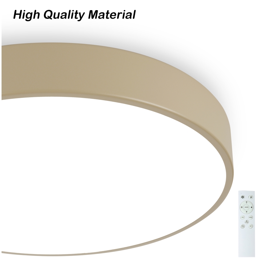 Brilagi - LED Dimbar taklampa POOL SMART LED/60W/230V 3000-6000K 50 cm Wi-Fi Tuya beige + fjärrkontroll