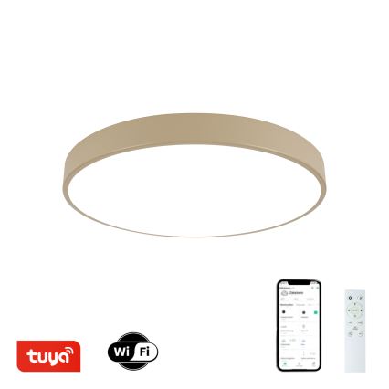 Brilagi - LED Dimbar taklampa POOL SMART LED/60W/230V 3000-6000K 50 cm Wi-Fi Tuya beige + fjärrkontroll
