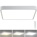 Brilagi - LED dimbar taklampa POOL SQUARE LED/48W/230V 3000-6000K 50x50 cm vit + fjärrkontroll