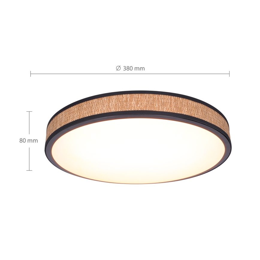 Brilagi - LED Dimbar taklampa ROSA LED/48W/230V 3000-6500K diameter 38 cm + fjärrkontroll
