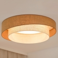Brilagi - LED dimbar taklampa SHINE LED/24W/230V Ø 60 cm 3000/4000/6500K beige/kräm + fjärrkontroll