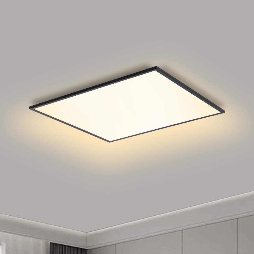 Brilagi - LED Dimbar taklampa SLIMFRAME LED/36W/230V 45x45 cm 3000-6000K svart + fjärrkontroll