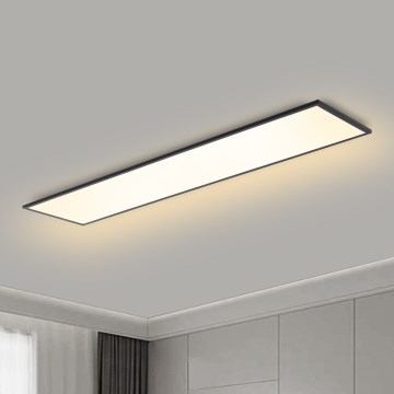 Brilagi - LED Dimbar taklampa SLIMFRAME LED/58W/230V 120x30 cm 3000-6000K svart + fjärrkontroll