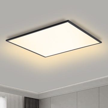 Brilagi - LED Dimbar taklampa SLIMFRAME LED/58W/230V 60x60 cm 3000-6000K svart + fjärrkontroll