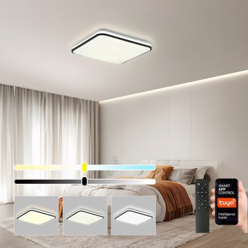 Brilagi - LED Dimbar taklampa SMART LED/28W/230V 3000-6000K 40x40 cm Wi-Fi Tuya + fjärrkontroll