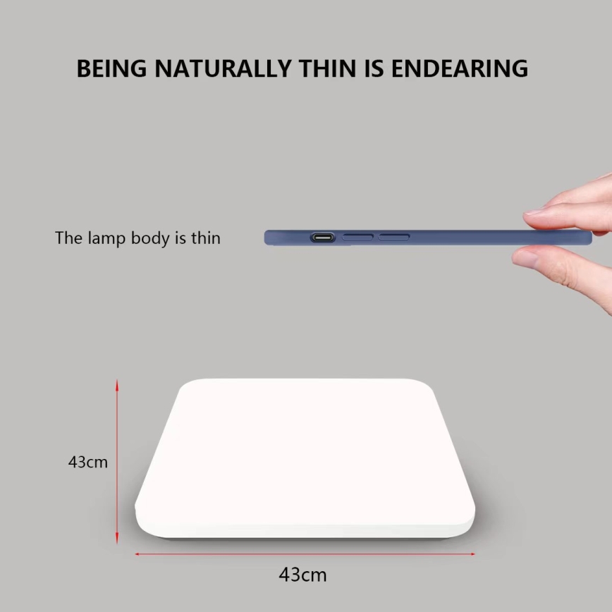 Brilagi - LED Dimbar taklampa SMART LED/28W/230V 2700-6500K Wi-Fi Tuya + fjärrkontroll