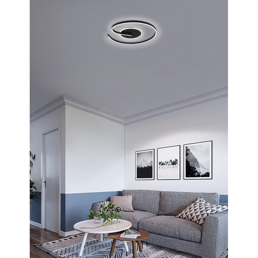 Brilagi - LED Dimbar taklampa SPIRAL LED/56W/230V 3000/4000/6000K + fjärrkontroll