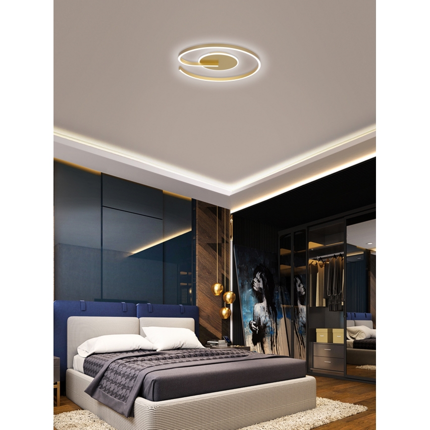 Brilagi -LED Dimbar taklampa SPIRAL LED/56W/230V 3000/4000/6000K+ fjärrkontroll