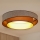 Brilagi - LED Dimbar taklampa VEGAS SHINE LED/24W/230V diameter 60 cm 3000/4000/6500K brun + fjärrkontroll