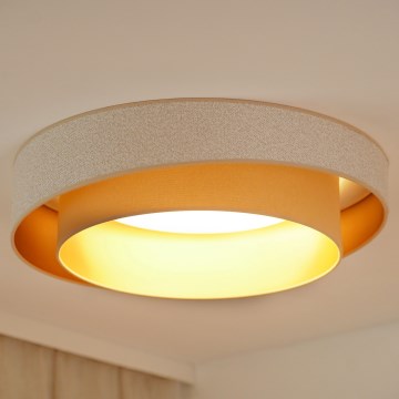 Brilagi - LED Dimbar taklampa VEGAS SHINE LED/24W/230V diameter 60 cm 3000/4000/6500K grädde/beige + fjärrkontroll