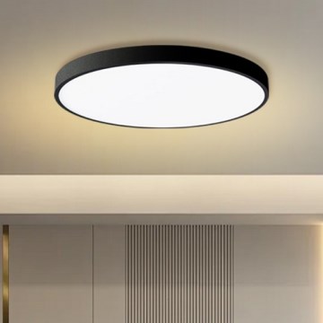 Brilagi - LED Dimbar Taklampe POOL SMART LED/128W/230V 3000-6000K Ø 100 cm Wi-Fi Tuya Svart + fjärrkontroll