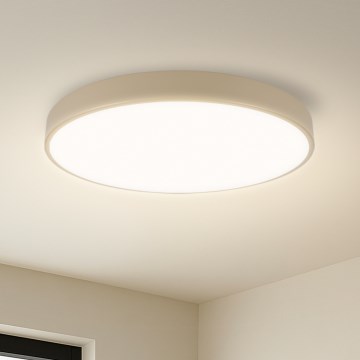 Brilagi - LED Dimbara Taklampa POOL SMART LED/60W/230V 50 cm Wi-Fi Tuya Beige + Fjärrkontroll