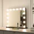 Brilagi - LED Dimbart sminkespegel HOLLYWOOD LED/15W/230V 3000/4000/6500K