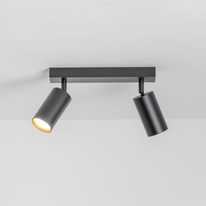Brilagi - Dimbart LED-spot SELE 2xGU10/6,5W/230V 2700-6500K svart/guld