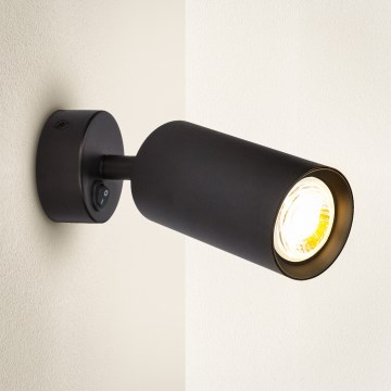 Brilagi - LED Dimbart väggspot SELE 1xGU10/6,5W/230V 2700-6500K svart