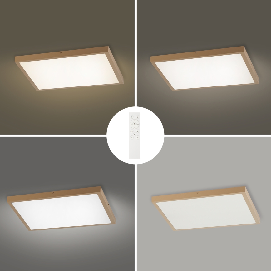 Brilagi - FRAME SMART LED dimbar takarmatur för badrum 50W/230V 60x60 cm 3000-6000K IP44 beige + fjärrkontroll