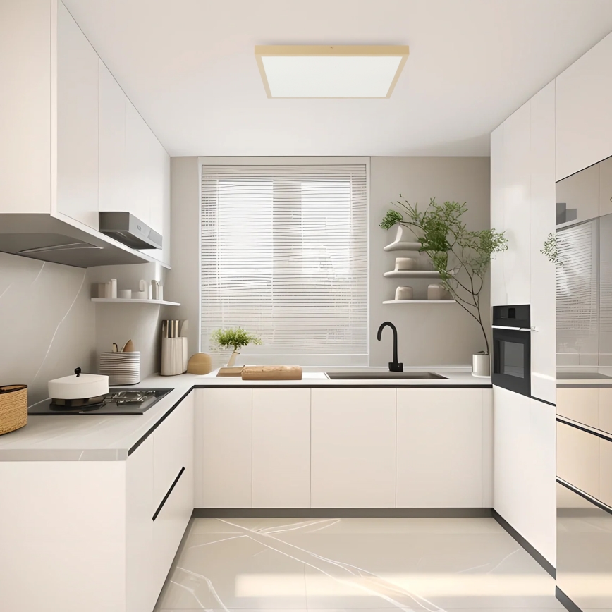 Brilagi - FRAME SMART LED dimbar takarmatur för badrum 50W/230V 60x60 cm 3000-6000K IP44 beige + fjärrkontroll