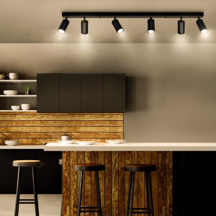Brilagi - LED RGBW dimbar spotlampa SELE 6xGU10/6,5W/230V 2700-6500K svart