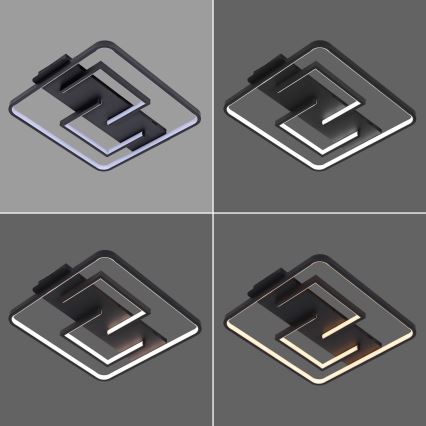 Brilagi - Dimbart LED-takarmatur FLARE LED/34W/230V 48x48 cm 3000-6000K + fjärrkontroll