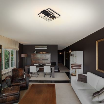 Brilagi - Dimbart LED-takarmatur FLARE LED/34W/230V 48x48 cm 3000-6000K + fjärrkontroll