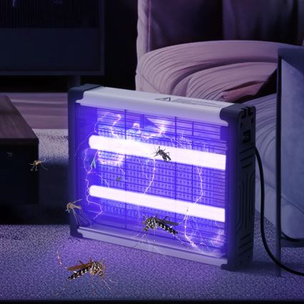 Brilagi - LED elektrisk insektsfälla UV 2xLED/4W/230V 50 m2