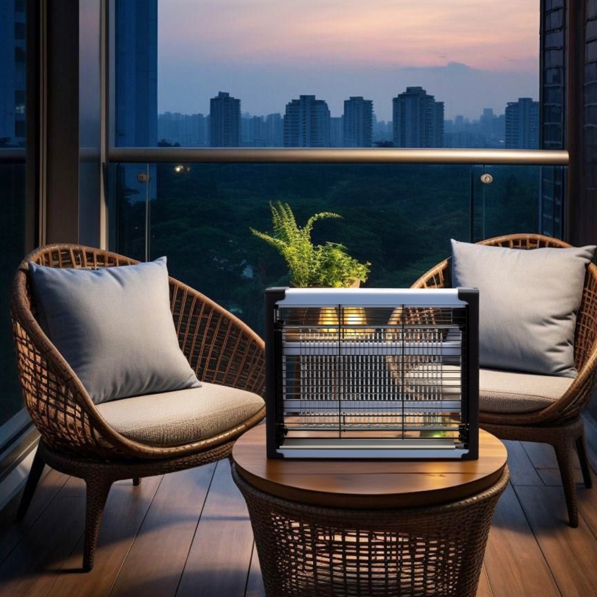 Brilagi - LED elektrisk insektsfälla UV 2xLED/4W/230V 50 m2