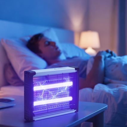 Brilagi - LED elektrisk insektsfälla UV 2xLED/4W/230V 50 m2